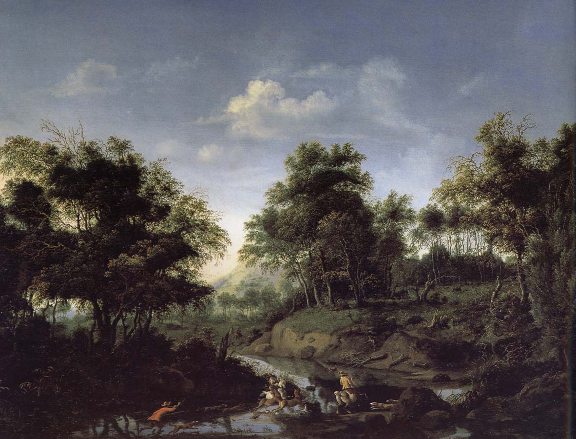 Лесной пейзаж Голландия 17 век